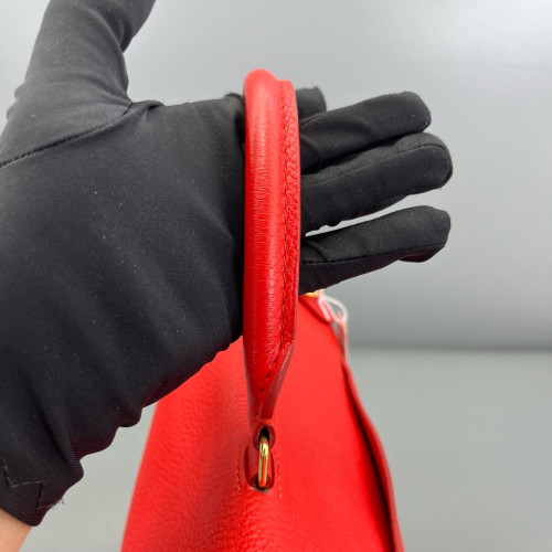 Louis Vuitton Volta Two-Way Bag Calfskin Red