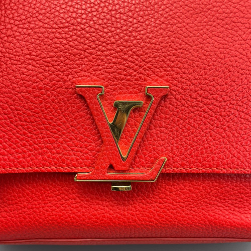 Louis Vuitton Volta Two-Way Bag Calfskin Red