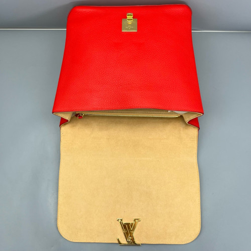 Louis Vuitton Volta Two-Way Bag Calfskin Red