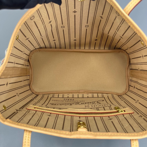 Louis Vuitton Neverfull PM Monogram Brown Blue Orange