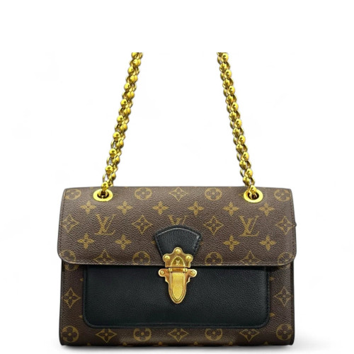Louis Vuitton Victoire Monogram Brown Black Louis Vuitton Victoire Monogram Brown Black
