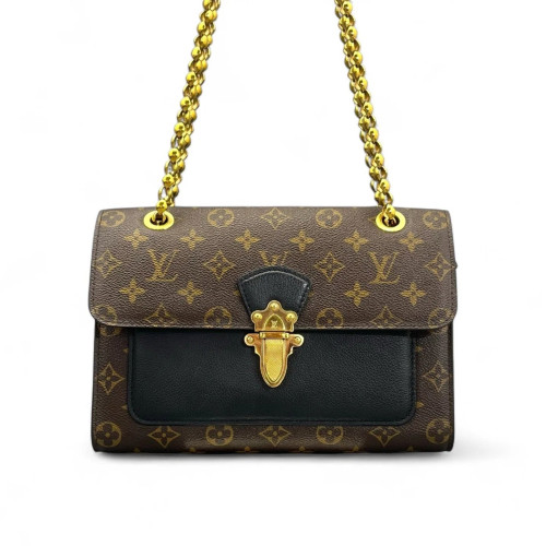 Louis Vuitton Victoire Monogram Brown Black Louis Vuitton Victoire Monogram Brown Black