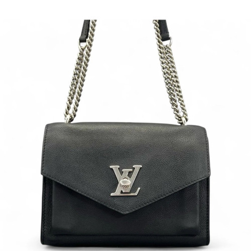 Louis Vuitton Mylockme Chain Bag BB Calfskin Black