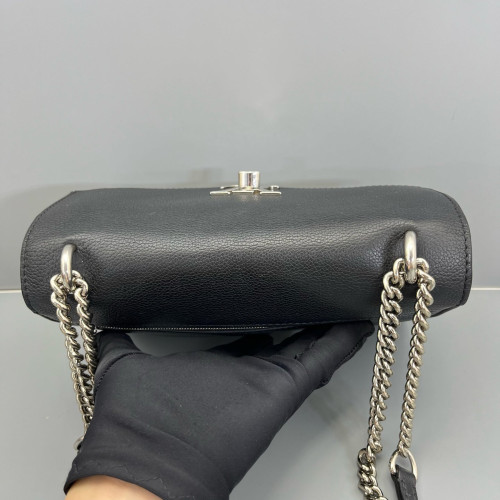 Louis Vuitton Mylockme Chain Bag BB Calfskin Black