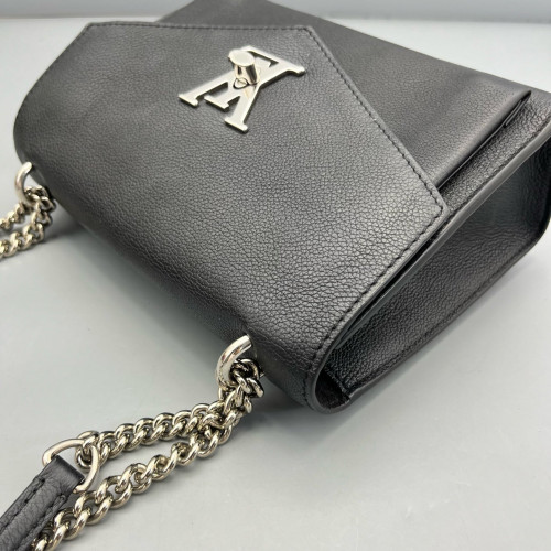 Louis Vuitton Mylockme Chain Bag BB Calfskin Black