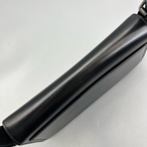 Balenciaga Shoulder Bag Calfskin Black