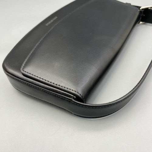 Balenciaga Shoulder Bag Calfskin Black