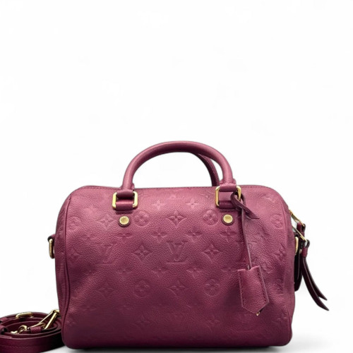 Louis Vuitton Speedy Bandouliere 25 Monogram Empreinte Azalea
