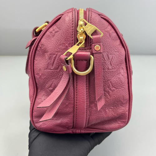 Louis Vuitton Speedy Bandouliere 25 Monogram Empreinte Azalea