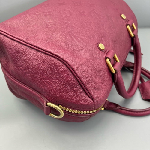 Louis Vuitton Speedy Bandouliere 25 Monogram Empreinte Azalea