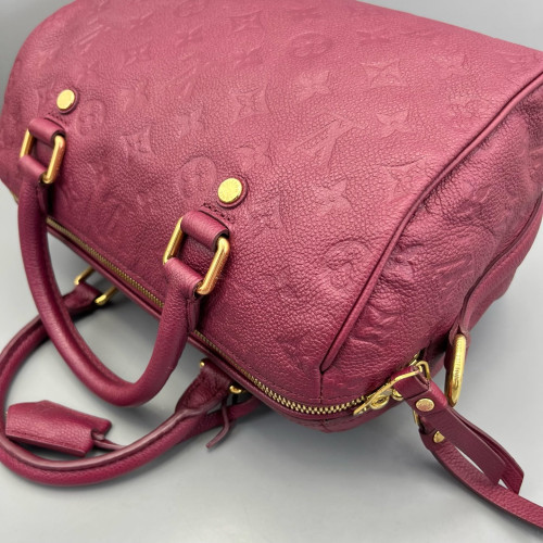 Louis Vuitton Speedy Bandouliere 25 Monogram Empreinte Azalea