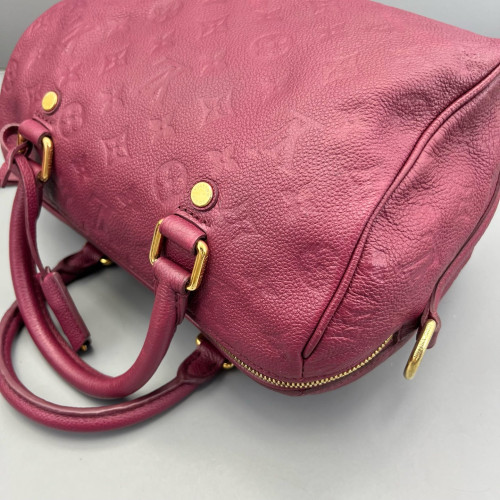 Louis Vuitton Speedy Bandouliere 25 Monogram Empreinte Azalea