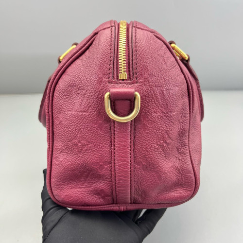 Louis Vuitton Speedy Bandouliere 25 Monogram Empreinte Azalea