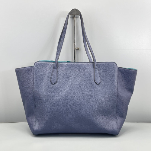 Gucci Medium Swing Tote Calfskin Blue
