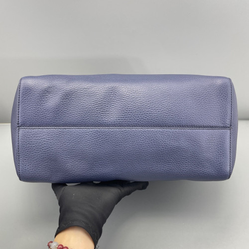 Gucci Medium Swing Tote Calfskin Blue