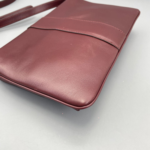 Gucci Small Arli Flap Shoulder Bag Calfskin Burgundy