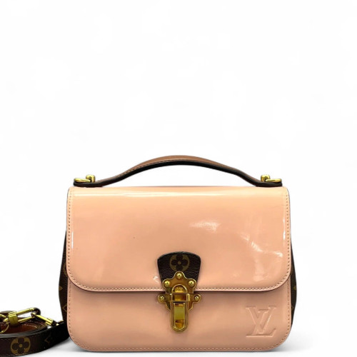 Louis Vuitton Cherrywood BB Vernis Monogram Light Pink Brown