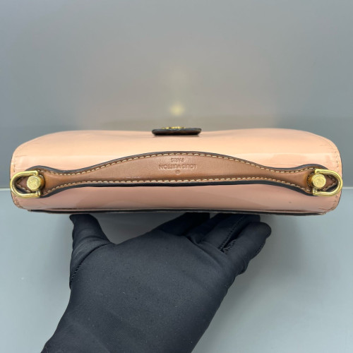 Louis Vuitton Cherrywood BB Vernis Monogram Light Pink Brown