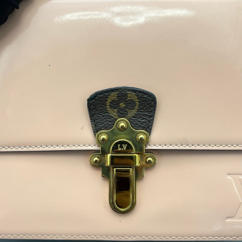 Louis Vuitton Cherrywood BB Vernis Monogram Light Pink Brown