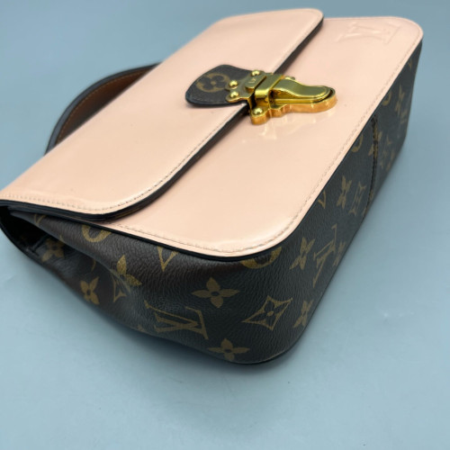 Louis Vuitton Cherrywood BB Vernis Monogram Light Pink Brown