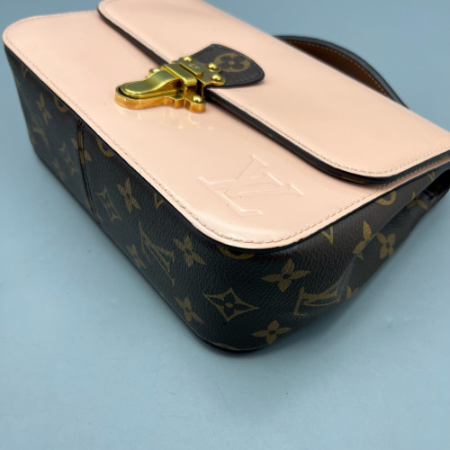Louis Vuitton Cherrywood BB Vernis Monogram Light Pink Brown