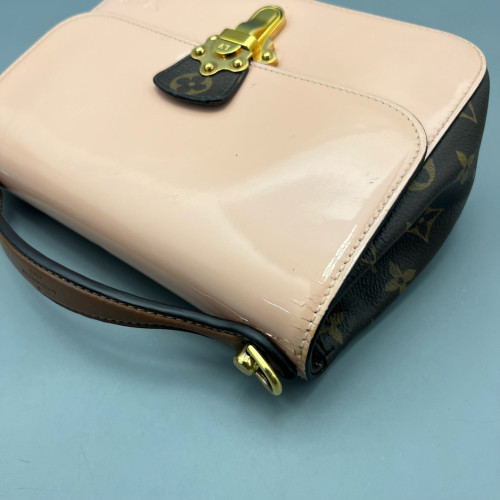 Louis Vuitton Cherrywood BB Vernis Monogram Light Pink Brown