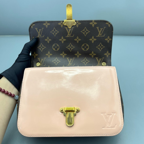 Louis Vuitton Cherrywood BB Vernis Monogram Light Pink Brown