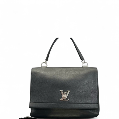 Louis Vuitton Lockme II Top Handle Calfskin Black