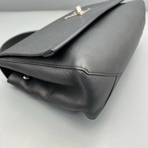 Louis Vuitton Lockme II Top Handle Calfskin Black