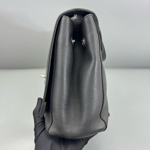 Louis Vuitton Lockme II Top Handle Calfskin Black