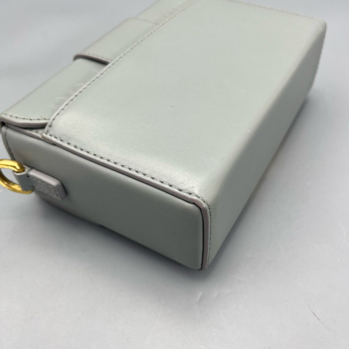 Dior 30 Montaigne Mini Box Bag Calfskin Grey
