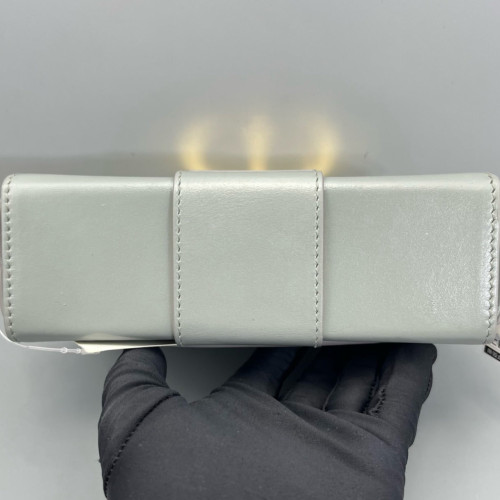 Dior 30 Montaigne Mini Box Bag Calfskin Grey