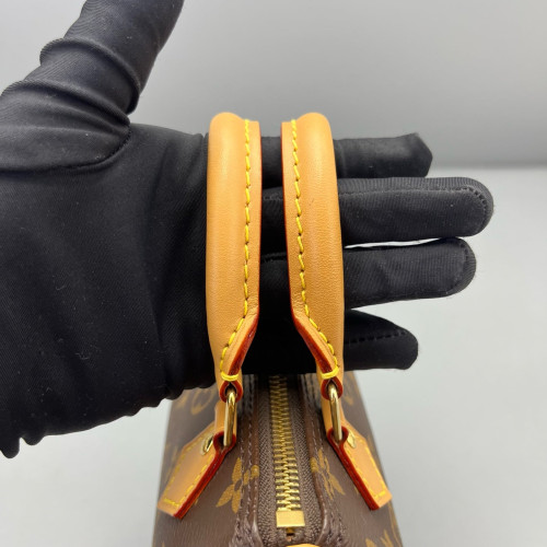 Louis Vuitton Nano Speedy Bandouliere Monogram Brown