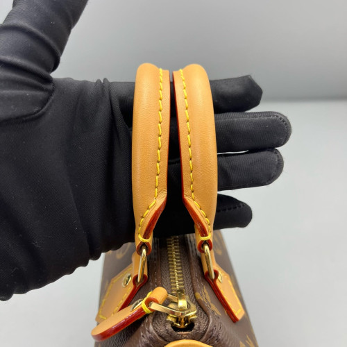 Louis Vuitton Nano Speedy Bandouliere Monogram Brown