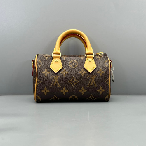 Louis Vuitton Nano Speedy Bandouliere Monogram Brown