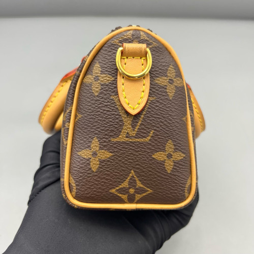 Louis Vuitton Nano Speedy Bandouliere Monogram Brown