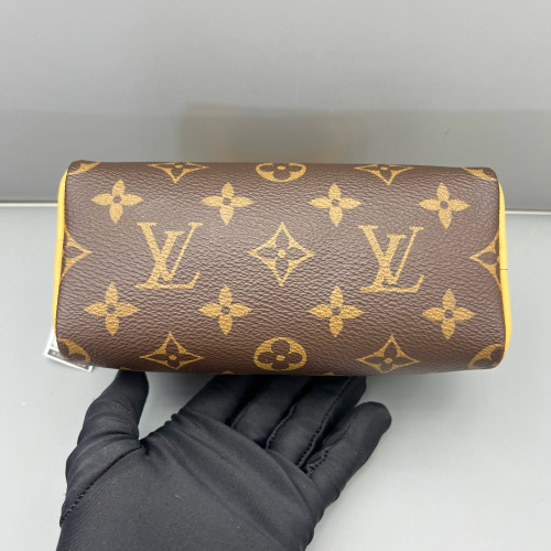 Louis Vuitton Nano Speedy Bandouliere Monogram Brown