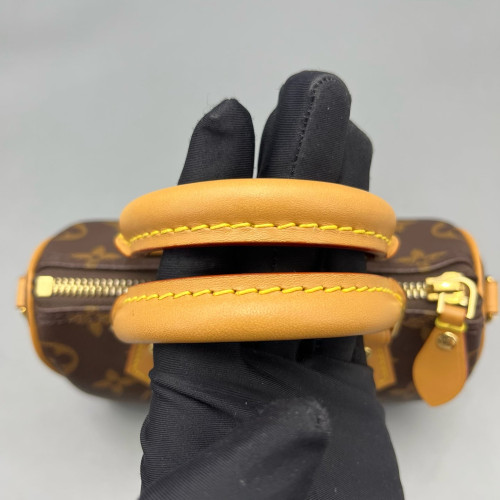 Louis Vuitton Nano Speedy Bandouliere Monogram Brown