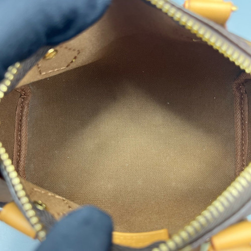 Louis Vuitton Nano Speedy Bandouliere Monogram Brown