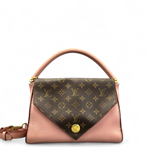Louis Vuitton Double V Bag Monogram Calfskin Pink