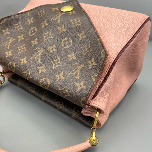 Louis Vuitton Double V Bag Monogram Calfskin Pink