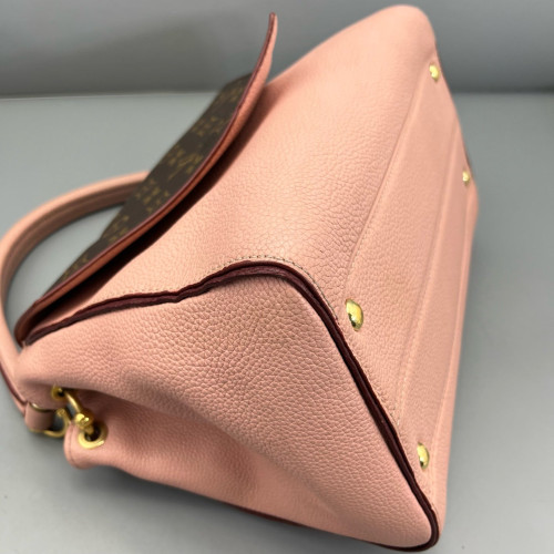 Louis Vuitton Double V Bag Monogram Calfskin Pink
