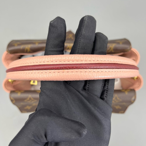 Louis Vuitton Double V Bag Monogram Calfskin Pink