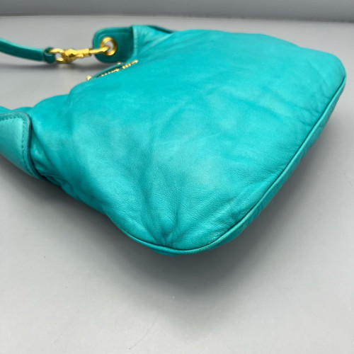 Miu Miu Hobo Calfskin Blue