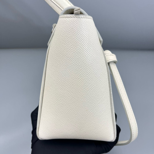 Celine Nano Belt Bag Grained Calfskin White
