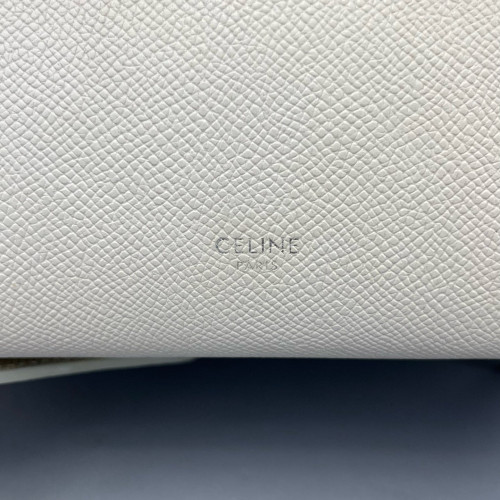 Celine Nano Belt Bag Grained Calfskin White