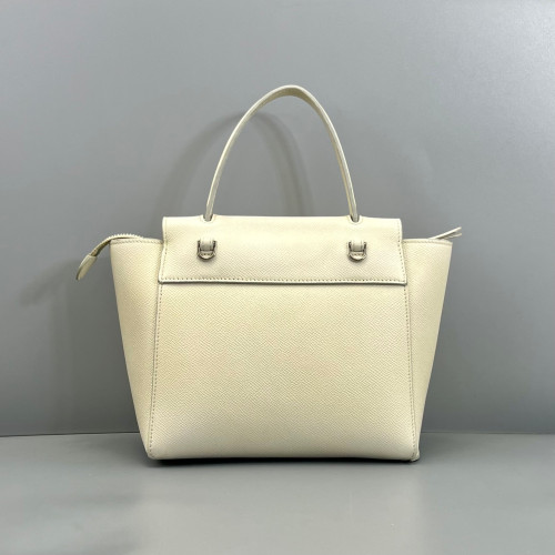 Celine Nano Belt Bag Grained Calfskin White