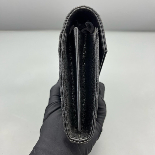 Yves Saint Laurent Small Envelope Chain Wallet Shiny Caviar Calfskin Black Yves Saint Laurent Small Envelope Chain Wallet Shiny Caviar Calfskin Black