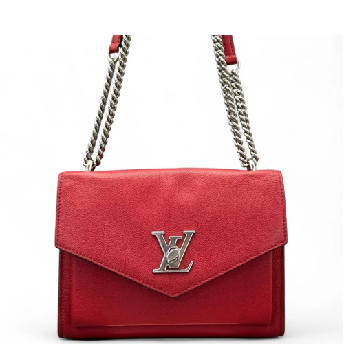 Louis Vuitton Mylockme Chain Bag BB Calfskin Red