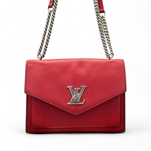 Louis Vuitton Mylockme Chain Bag BB Calfskin Red